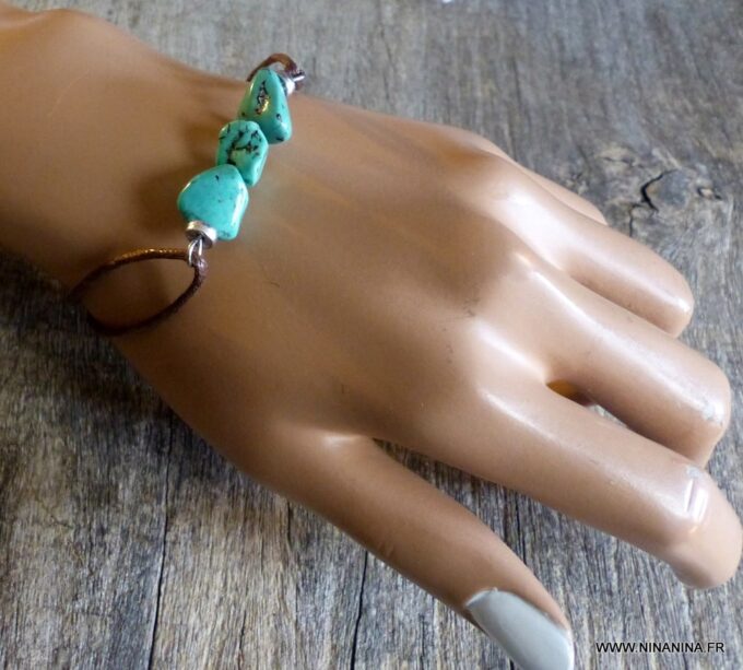 N4676c_Bracelet_homme_femme_cordon_perle_turquoise_naturelle_NINANINA