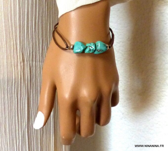N4676i_Bracelet_homme_femme_cordon_perle_turquoise_naturelle_NINANINA