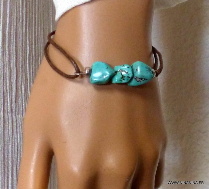 N4676s_Bracelet_homme_femme_cordon_perle_turquoise_naturelle_NINANINA