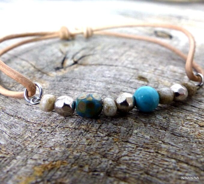 N4678tere_Bracelet_cordon_cuir_turquoise_veritable