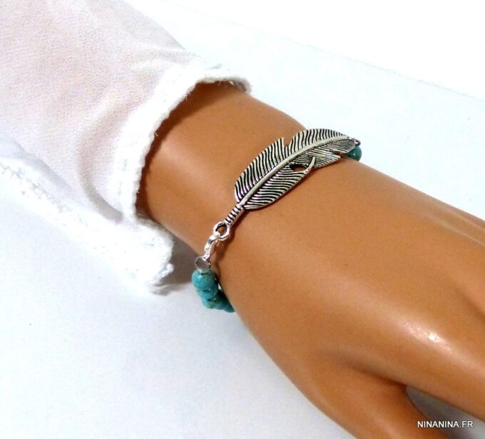 N4689d_bracelet_plume_argent_et_turquoises