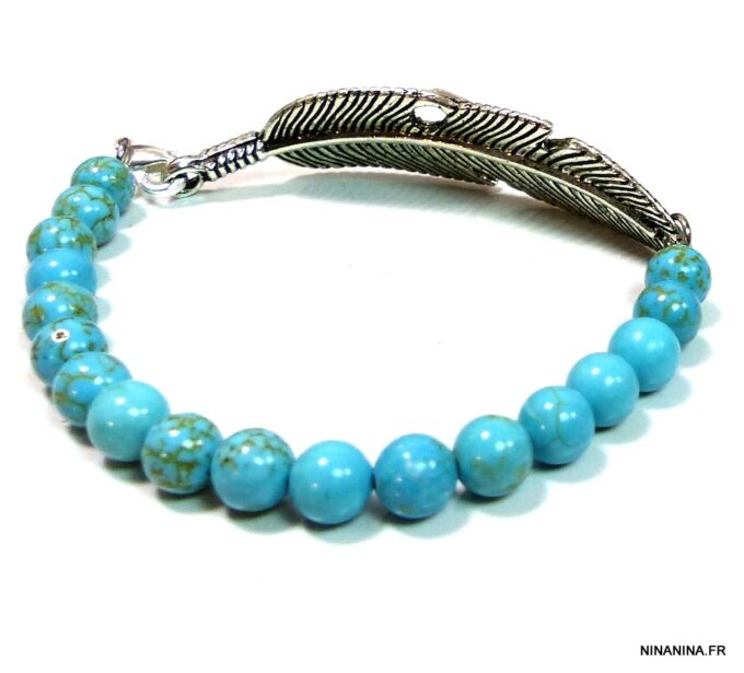 N4689e_bracelet_plume_argent_et_turquoises
