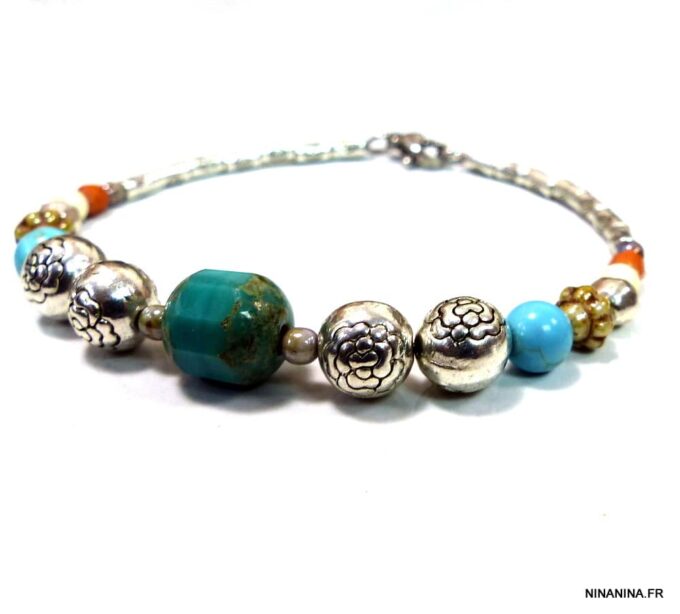 N4703g_bracelet_boheme_perles_picasso_tcheques_et_turquoises-1
