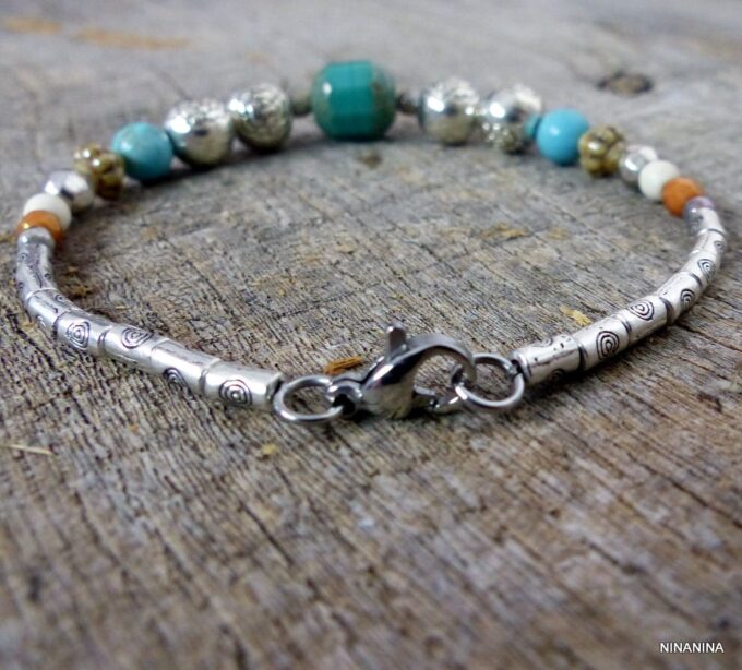 N4703terc_Bracelet_boheme_perles_picasso_et_turquoises-1