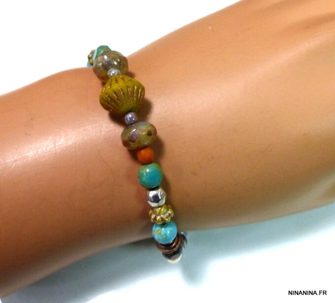 N4704f_bracelet_boheme_perles_picasso_tcheques_et_turquoises