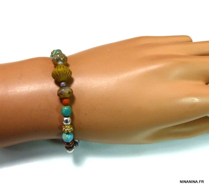 N4704k_bracelet_boheme_perles_picasso_tcheques_et_turquoises-1