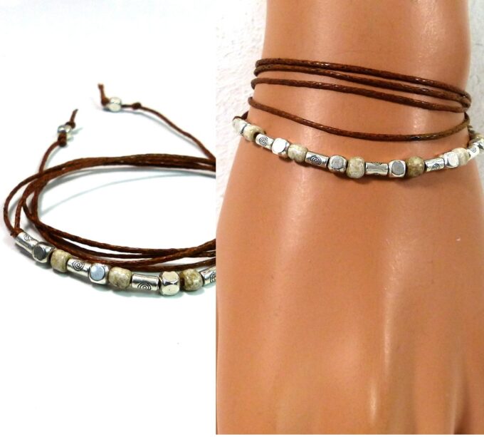 N4706a_bracelet_wrap_minimaliste_perles_carrees_argent