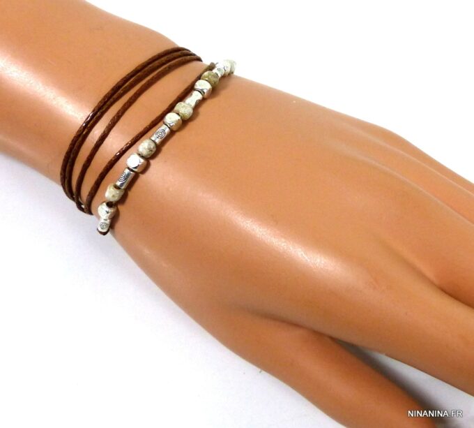 N4706b_bracelet_wrap_minimaliste_perles_carrees_argent