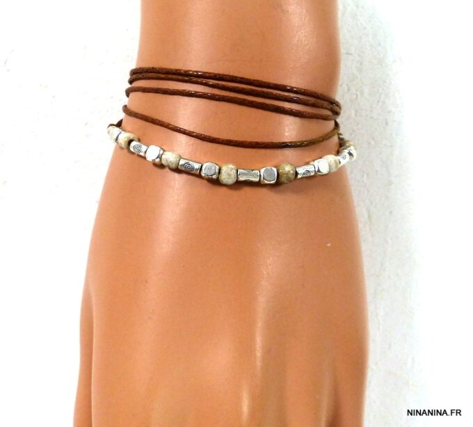 N4706d_bracelet_wrap_minimaliste_perles_carrees_argent