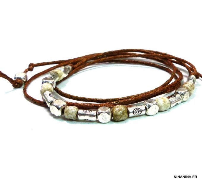 N4706f_bracelet_wrap_minimaliste_perles_carrees_argent