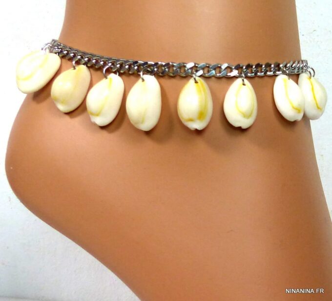 N4726c_bracelet_de_cheville_coquillages_acier_inoxydable-1