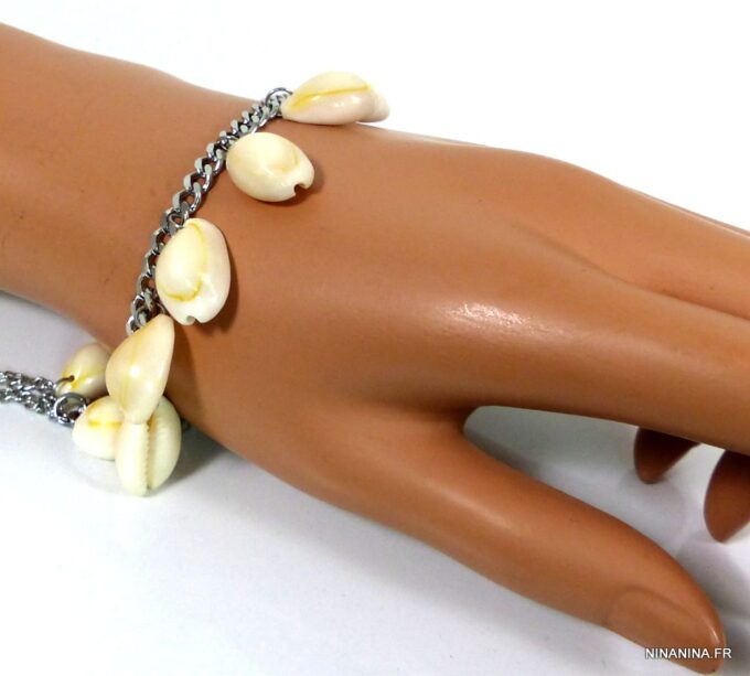 N4728d_bracelet_coquillages_acier_inoxydable