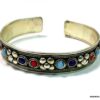 N4732a_bracelet_manchette_corail_lapis_lazuli_argent_tibetain