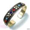 N4732i_bracelet_manchette_corail_lapis_lazuli_argent_tibetain