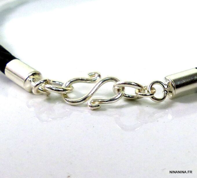 N4753a_Bracelet_cordon_cuir_tresse_argent_massif