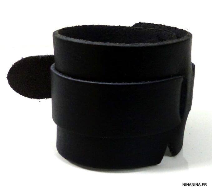 N4784m_bracelet_de_force_noir_boucle_argent