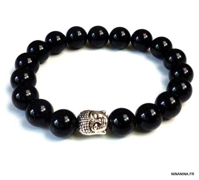 N4790_bracelet_homme_bouddha_perles_noires