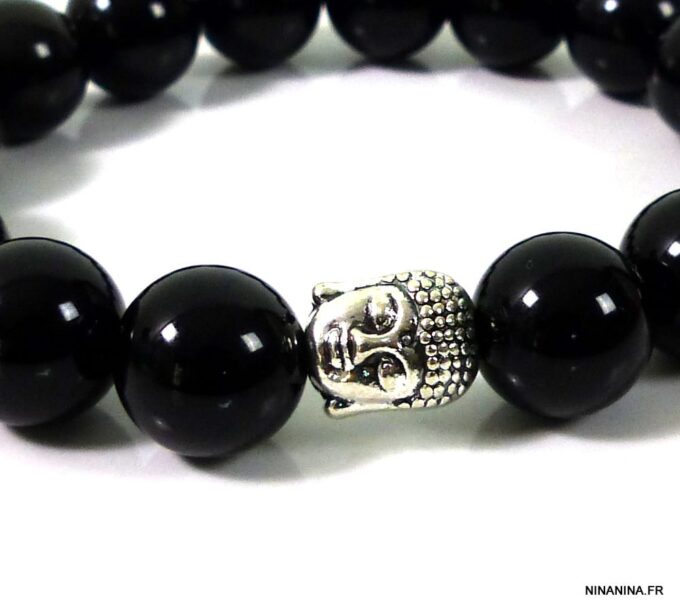N4790a_bracelet_homme_perles_noires_bouddha_zen