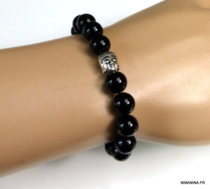N4790d_bracelet_homme_bouddha_perles_noires