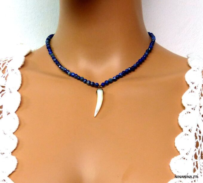N4806k_collier_lapis_lazuli_argent_massif_corne_nacre_blanche