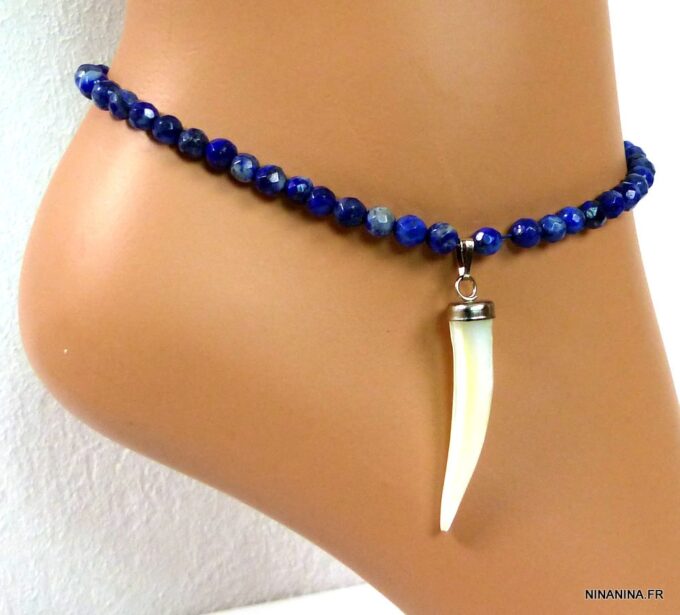 N4807b_chaine_de_cheville_lapis_lazuli_argent_massif_corne_nacre_blanche-1