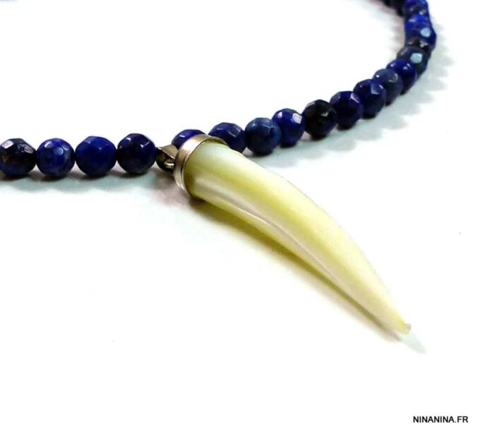 N4807c_chaine_de_cheville_lapis_lazuli_argent_massif_corne_nacre_blanche-1