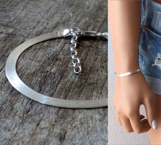 N4822b_Bracelet_chaine_maille_serpent_plate_argent_925_massif_-_Bijoux_Bracelets_en_ligne_Ninanina