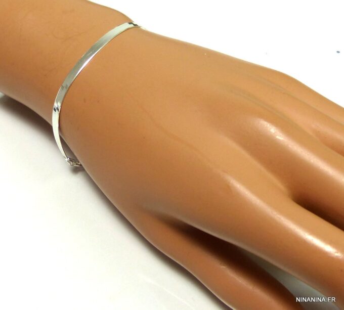 N4822e_bracelet_maille_serpent_plate_argent_massif