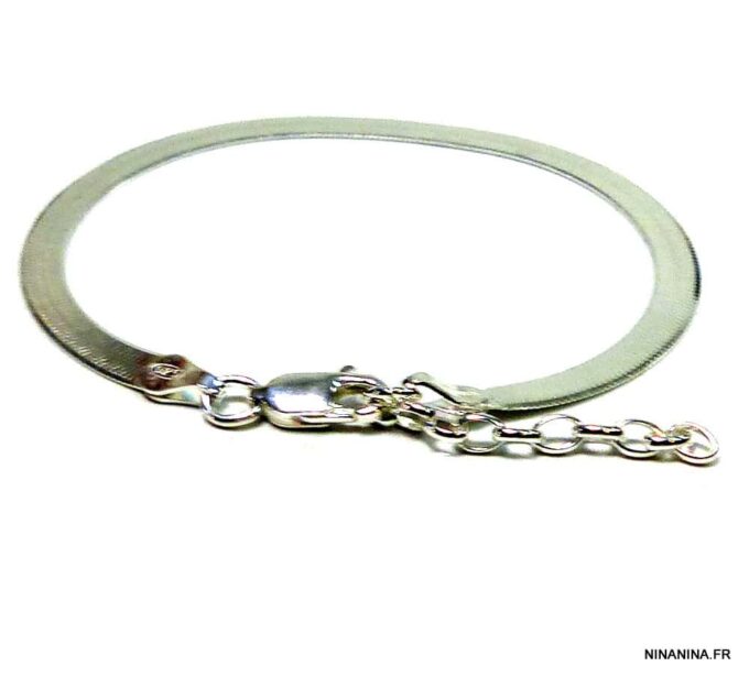 N4822i_bracelet_maille_serpent_plate_argent_massif