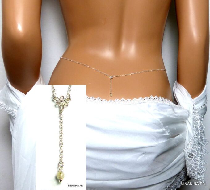 N4825terterb_Chaine_de_taille_argent_massif_aiguemarine