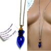 N4841f_collier_cordon_acier_inoxydable_fiole_verre_bleu_personnalise