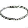 N4855a_bracelet_homme_maille_serpent_torsadee_plaque_argent