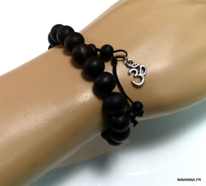 N4873i_bracelet_homme_perle_bois_noires_boudha_shakra