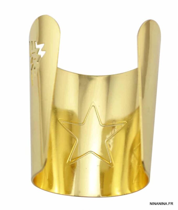 N4888b_Bracelet_manchette_metal_dore_etoile
