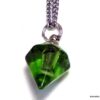 N4892o_Collier_fiole_de_parfum_en_verre_forme_diamant_vert