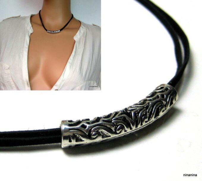N948terc_collier_cordon_tube_metal_argente