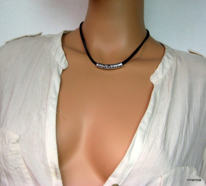 N948tere_collier_cordon_tube_metal_argente