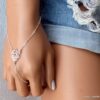 N1146b Chaine de main - Bracelet bague argent 925 massif - Bijoux Chaines en ligne Ninanina