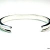 N1245tera bracelet demi-jonc plaqué argent - Copie