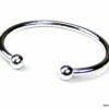 N1320tera bracelet demi-jonc plaque argent
