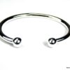 N1320terb bracelet demi-jonc plaque argent