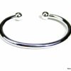 N1320terc bracelet demi-jonc plaque argent