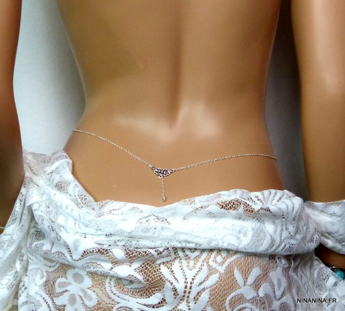 N1419terh chaine de taille argent massif (2)