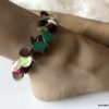 N1430h Bracelet de cheville femme nacre multicolore - Bijoux Bracelets en ligne Ninanina
