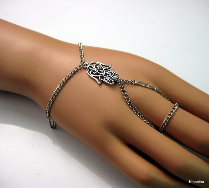 N1489ter bracelet bague main de fatma argent (2)