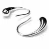 N1706b Boucles D'Oreilles Femme Crochets Pendants Plaqué Argent En Forme De Goutte - Bijoux d'oreille femmes en ligne Ninanina