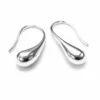N1706d Boucles D'Oreilles Femme Crochets Pendants Plaqué Argent En Forme De Goutte - Bijoux d'oreille femmes en ligne Ninanina