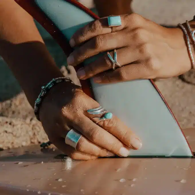 N1907a Bague argent martelé large reglable pour femme - Bijoux Bagues en ligne Ninanina