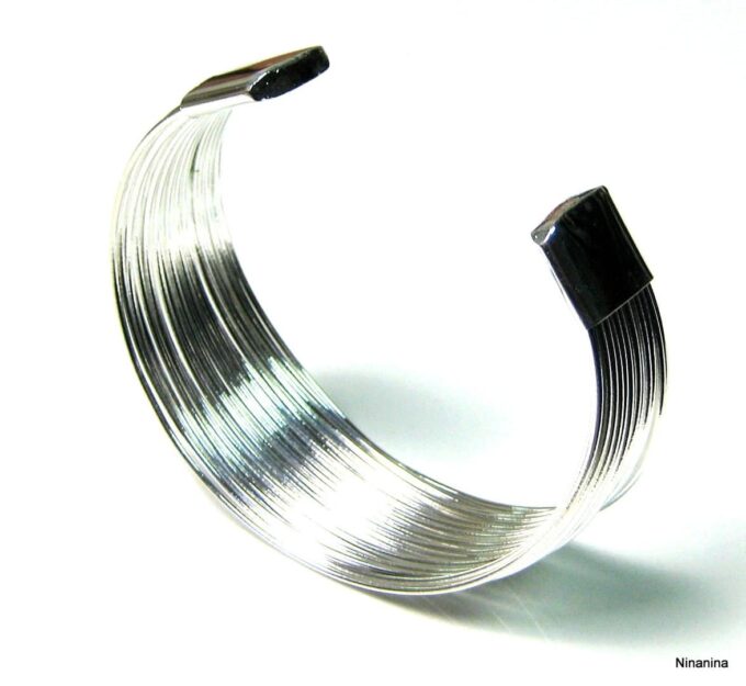 N1923terg_bracelet_manchette_multirangs_plaque_argent