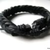 N1935e Bracelet homme cuir tressé ajustable par liens coulissants - Bijoux Bracelets hommes en ligne Ninanina